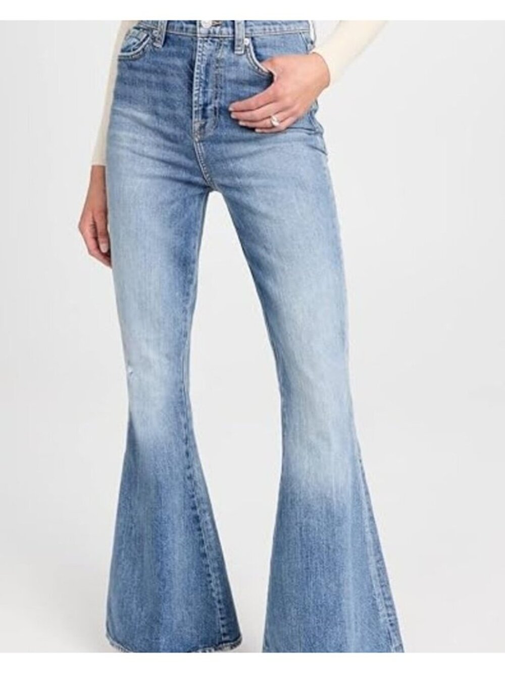 7 For All Mankind Megaflare Jeans Maribel MBL Size 23 NWT